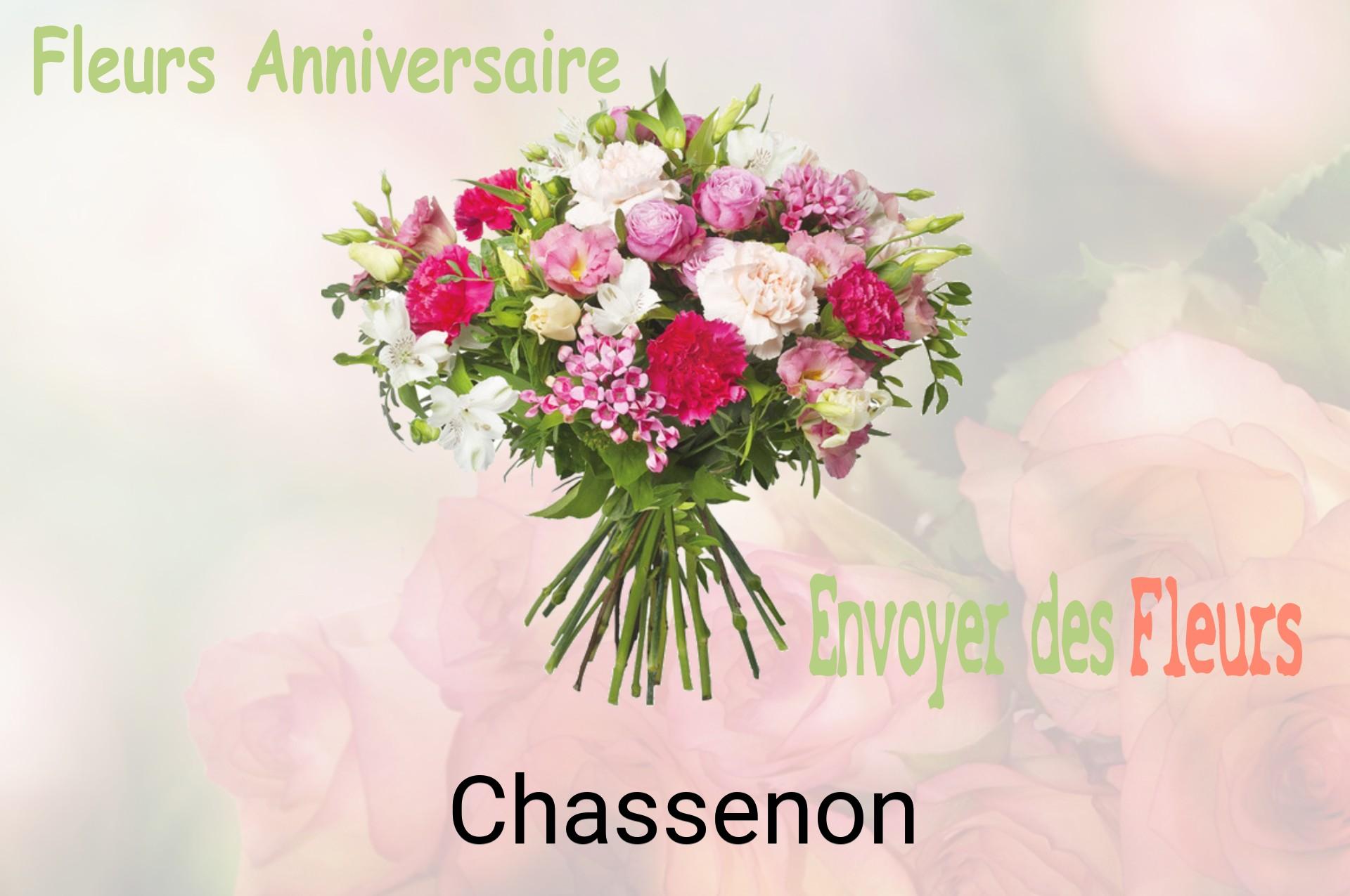 Bouquet de fleurs d’anniversaire livré à Chassenon